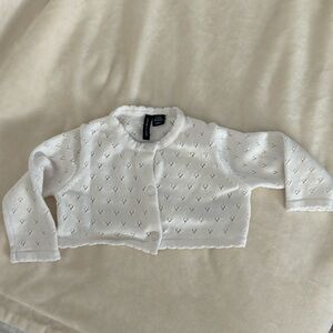 Janie  and Jack Cardigan 3-6 mo